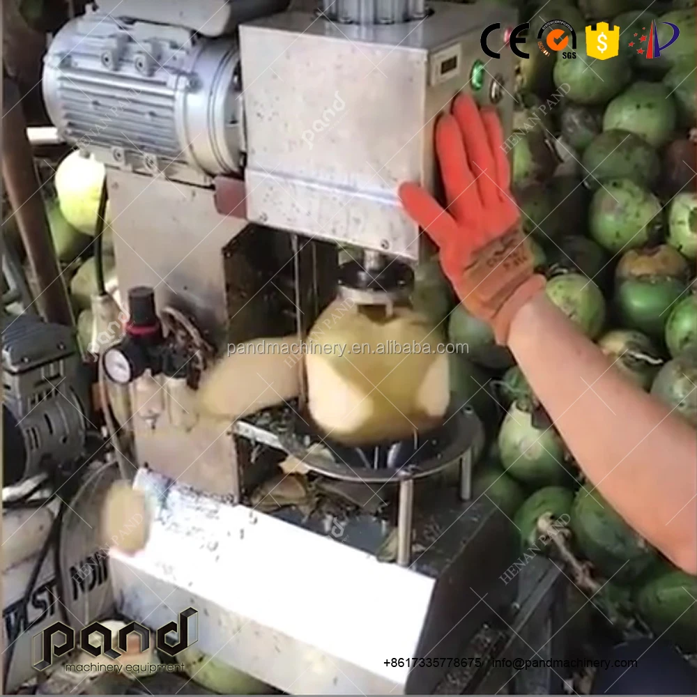 110V 220V Automatic Green Coconut Peeler Peeling Machine/coconut Skinning Machine/stripping Machine - Image 4