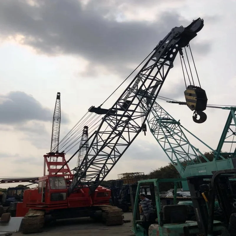 50 тонн, бывший в употреблении японский гусеничный кран hitachi kh180, распродажа