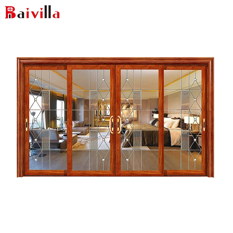 Villa Design Soundproof 96 X 80 Sliding Glass Balcony Door Designs