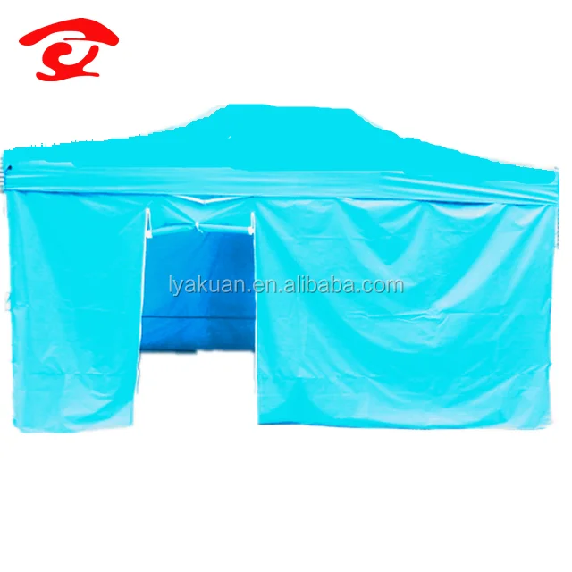 High Quality 3X3m 3X4.5m Spring Steel Wire Pop up Tent Folding Canopy Tent With Side Walls
