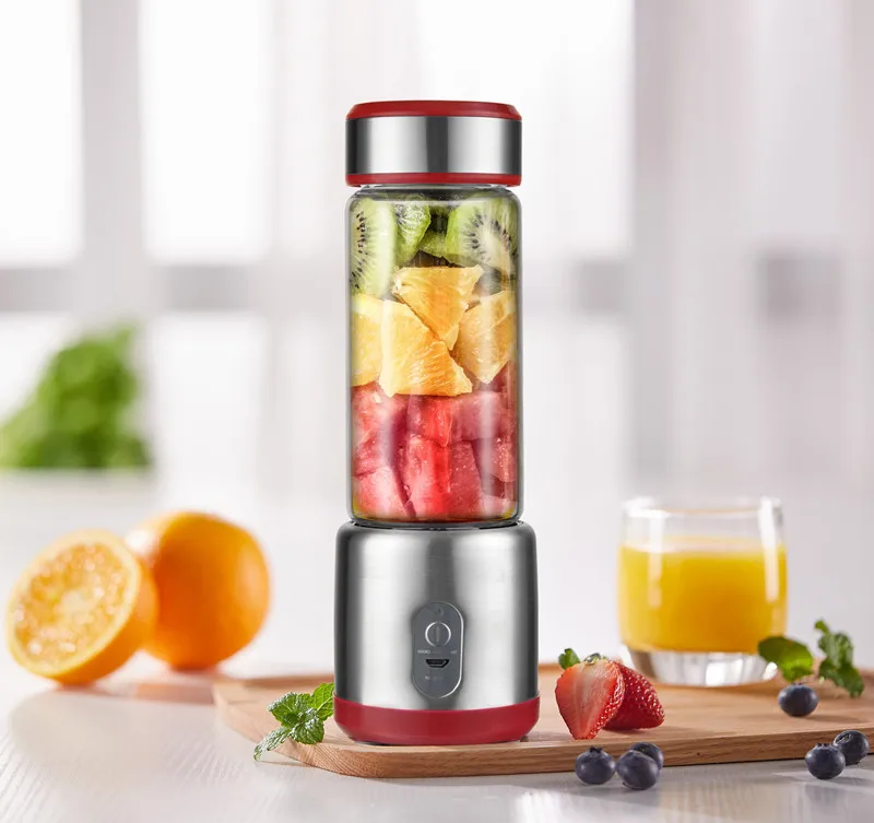 Professional Smoothie Mini 450ml USB Rechargeable Portable Blender