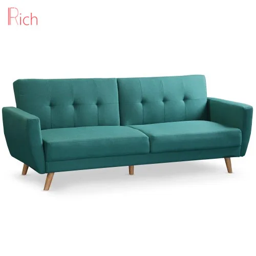 Modem Nordic Minimalist Style Home Living Room Furniture Wooden Legs Fabric Sofa Couch