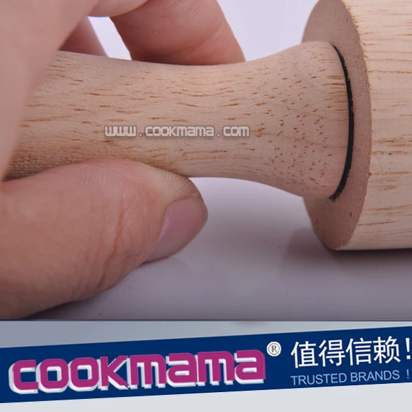 Wooden Dough Rolling Pin with Ball Bearing