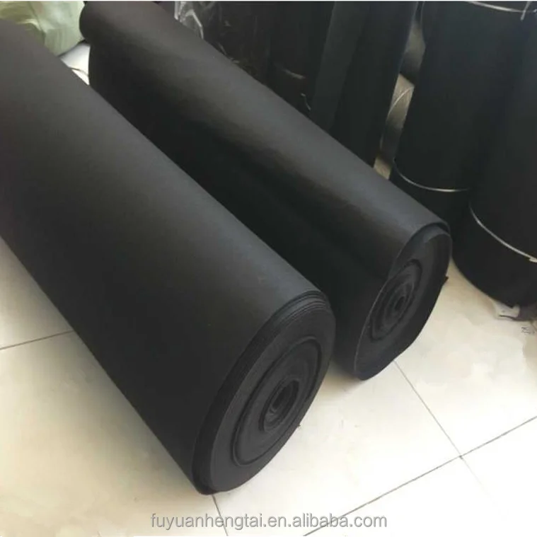 Оптовая продажа, высококачественный фетровый рулон из чистой черной шерсти, китайский производитель.