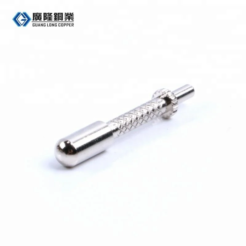 EU Electric Plug Insert Brass PIN Nickel Plated 3A416A