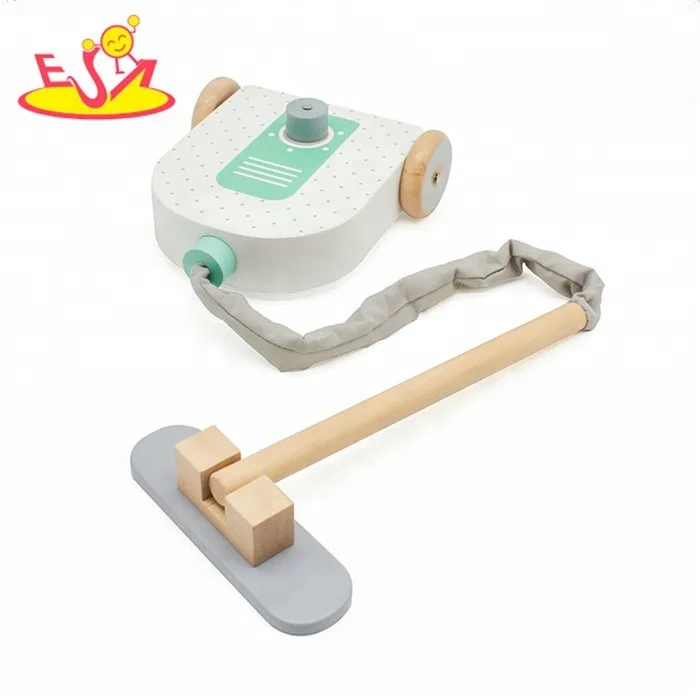 Новинка Лидер продаж игрушки для ролевых игр деревянный детский пылесос оптовой продажи W10D194B