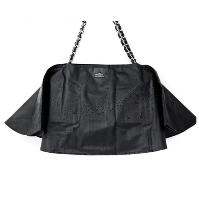 chanel handbag raincoat