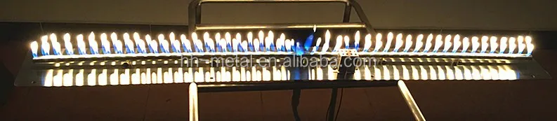 Комплект для линейной системы сковородок с природным газом газовая пожарная система