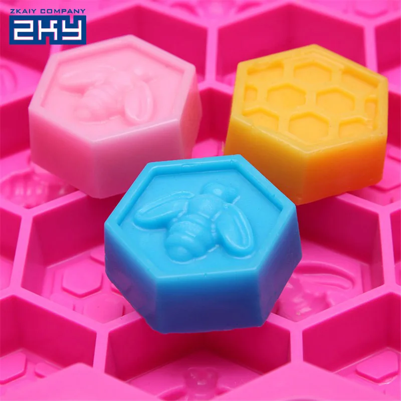 Wholesale Honeycomb Mold Silicone Cake Mould Chocolate Soap Jelly