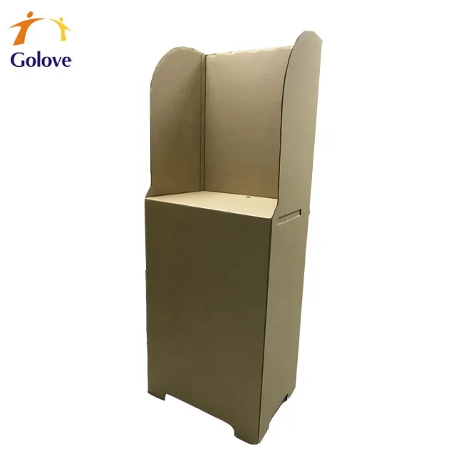 Foldable Corrugated Cardboard Voting Booth for Mali Election