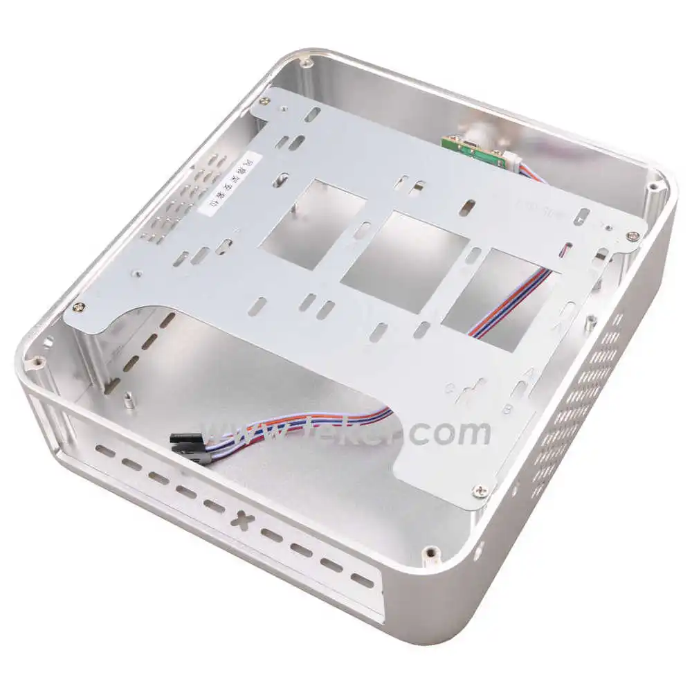 A02-H56 薄型Mini-ITXミニPCケース アルミ合金製・横置き・在庫あり