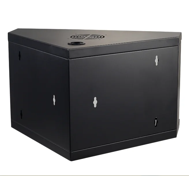 Настенный треугольный шкаф 9U глубина 430 мм 19