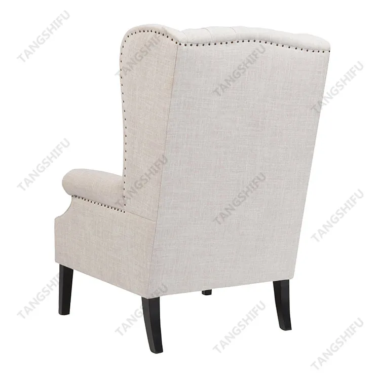 Button Tufted Chesterfield High Back Wing Chair