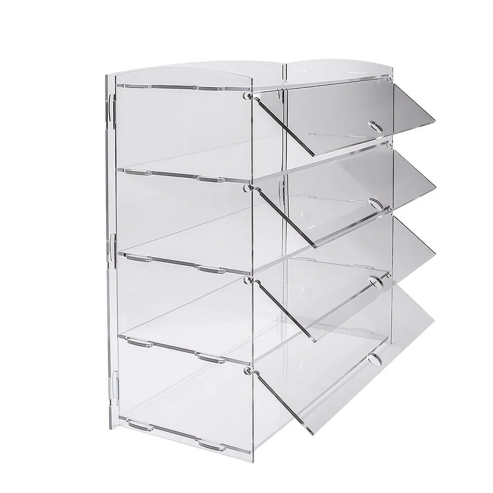 Tiered Acrylic Bakery Pastry Display Case Cabinet Cakes Donuts Cupcakes Pastries 1 Tier 