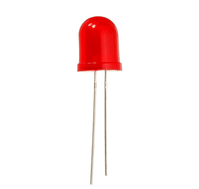 Veluddannet bogstaveligt talt kollektion Source light emitting diode Red Round 10mm Diode Diffused Led diode on  m.alibaba.com