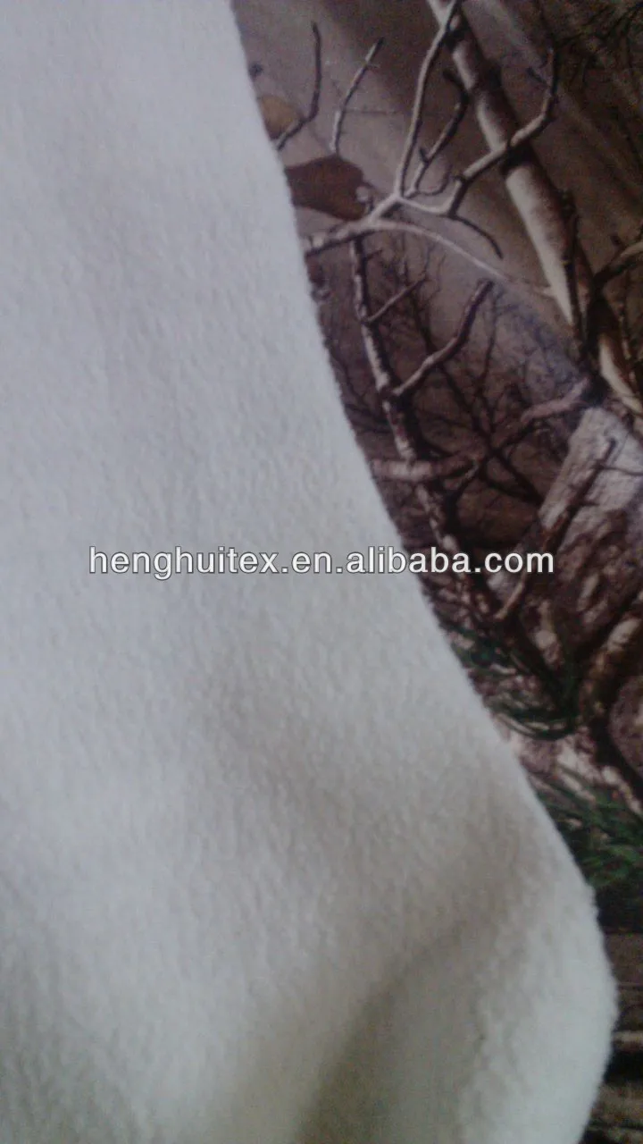 Высококачественная охотничья флисовая ткань camoflage с принтом