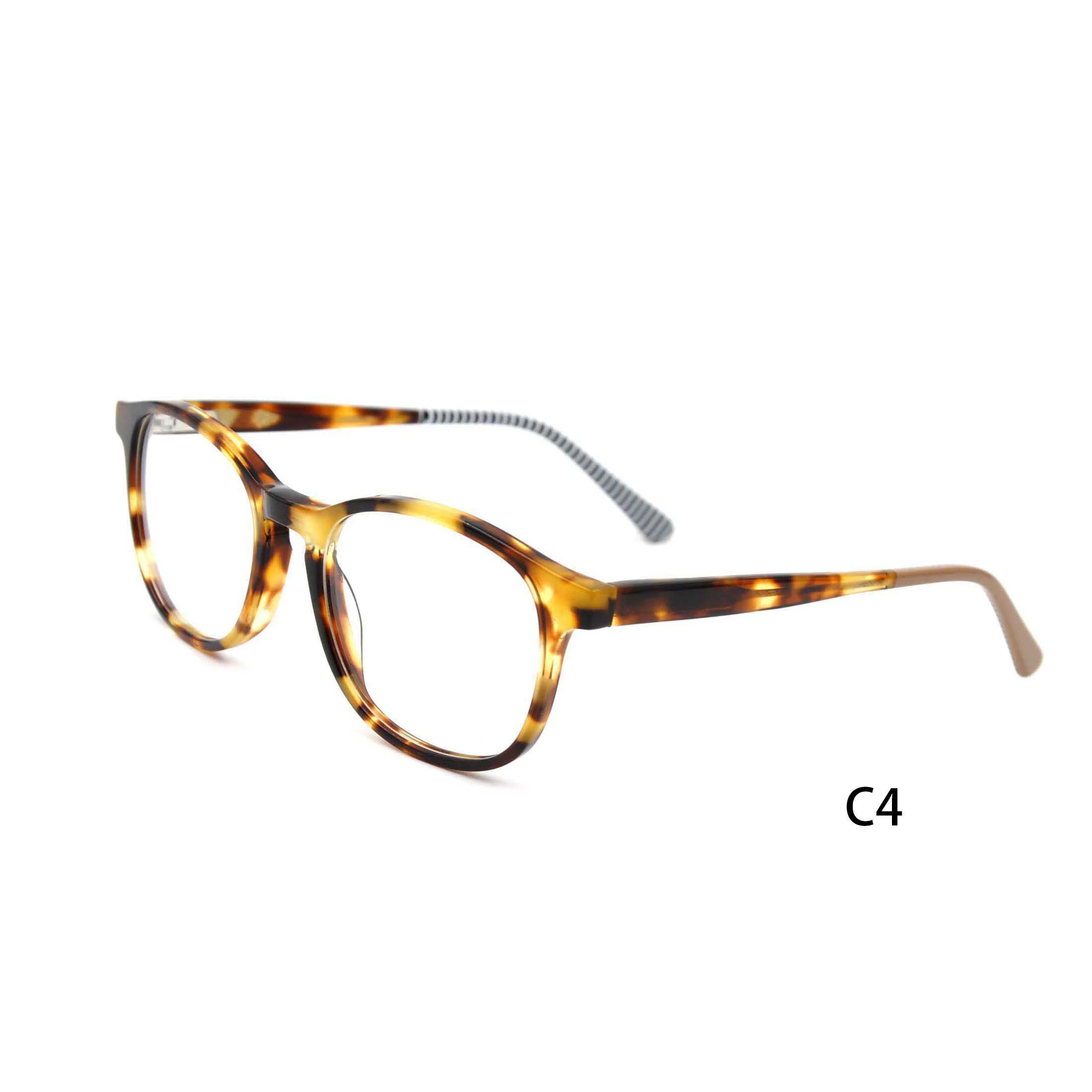 China Wholesale Latest Glasses Frames for Girl Women Glasses Acetate Round  Havana Optical Frame