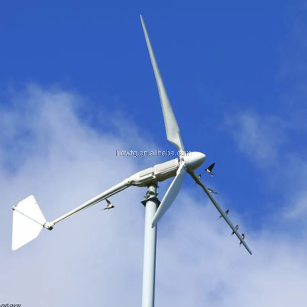 1kw Off-Grid Home Wind Generator with 24v 48v 56v 60v 72v 96v 120v System
