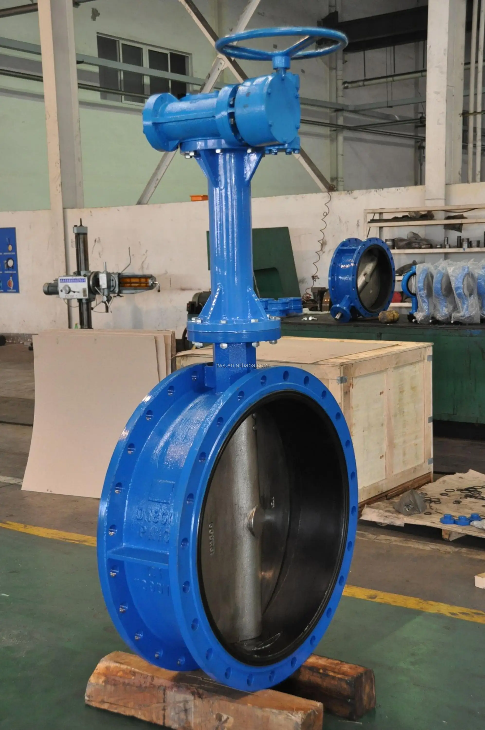 Ductile Iron Extension Spindle L=1000 mm butterfly Valve DN1000