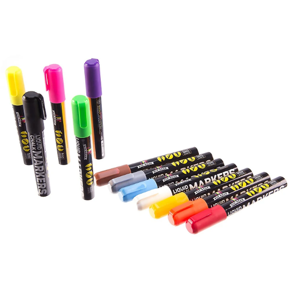 
 Лидер продаж, маркеры с жидким мелом, многоразовые чернила, простой маркер для сухого окна, светодиодный флуоресцентный маркер от поставщика  