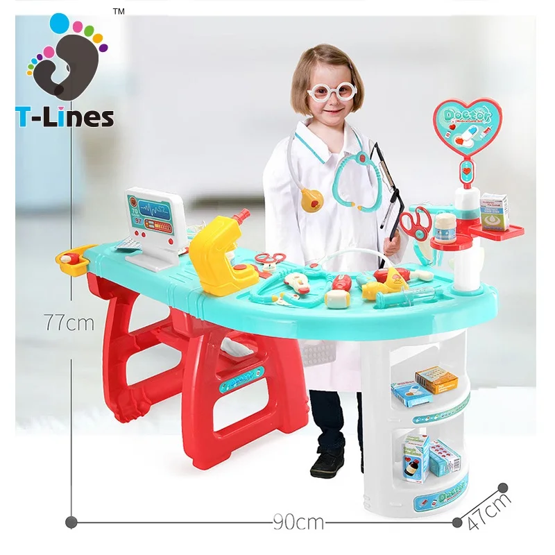 Развивающий операционный стол, набор докторов, игрушка для ролевых игр для детей