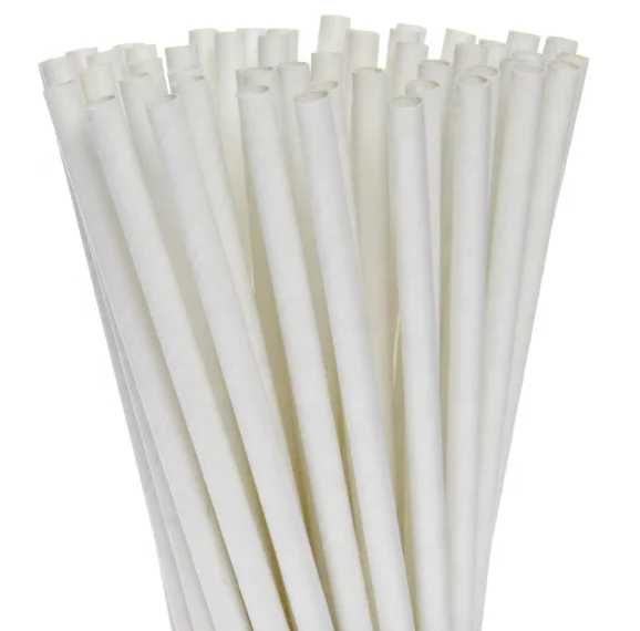 
Custom colorful Disposable Biodegradable paper straws paper drinking straw 