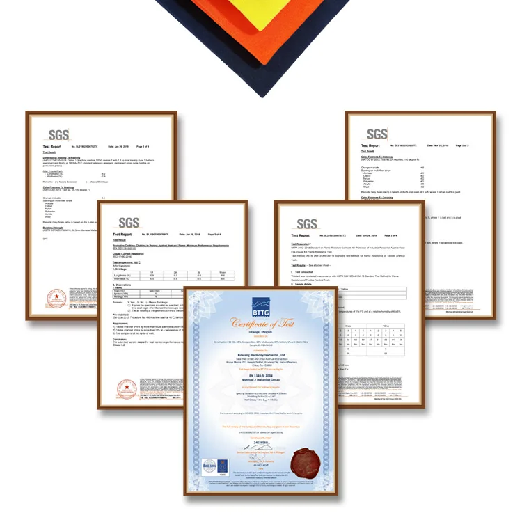 Оптовая продажа NFPA 2112 OEM сервис Пользовательский логотип 380gsm трикотаж чистый 100% хлопок огнестойкие флисовые ткани