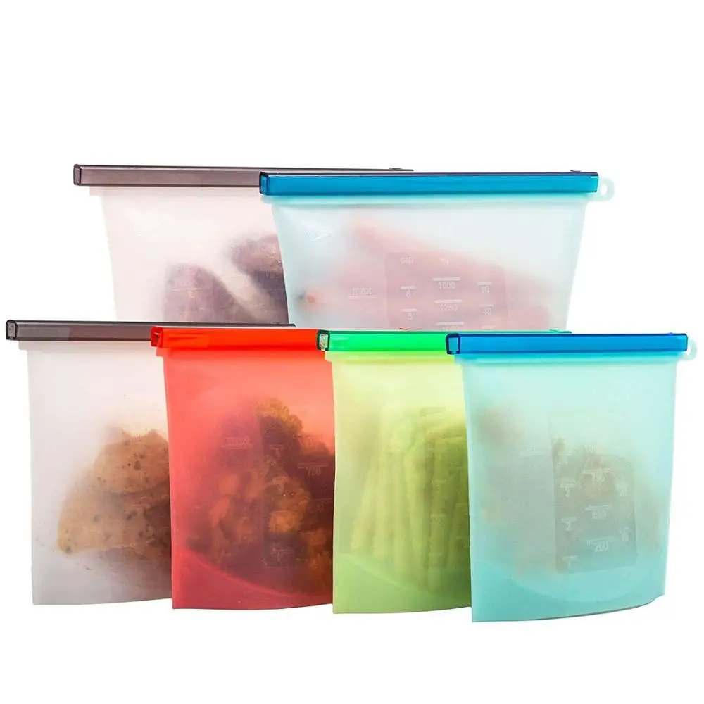 silicone freezer bags