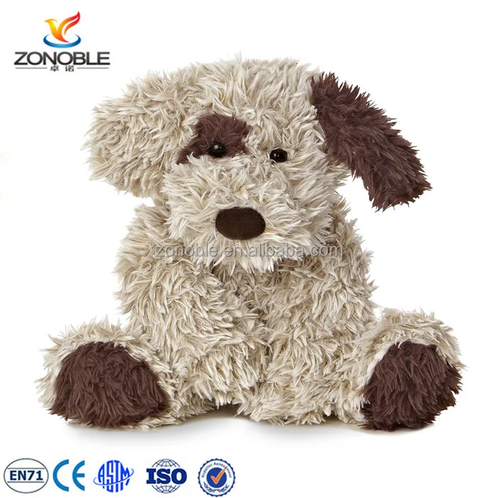 Factory OEM Design Plush Toy Dog Labradoodle Cuddly Sitting Plush Dog Stuffed Animal