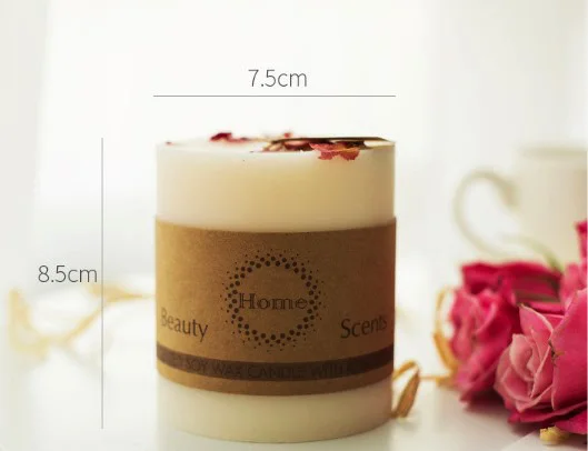 Декоративная Ароматизированная свеча, частная торговая марка, банки для свечей из соевого воска на день рождения оптом