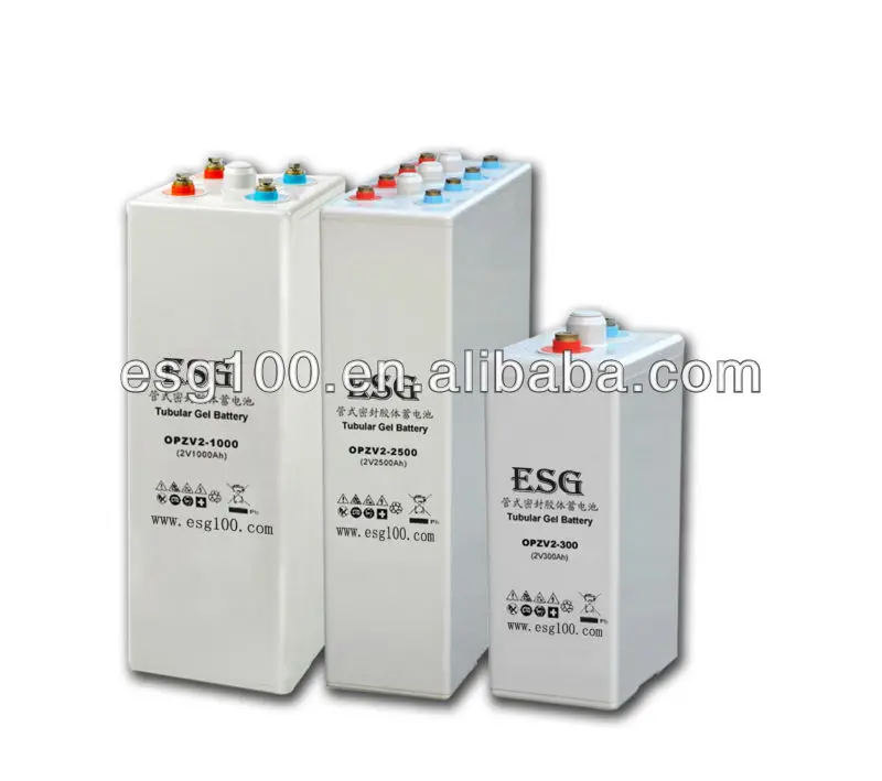 ESG Hot sell 2v 1000ah Tubular plate flooded batteries opzs battery