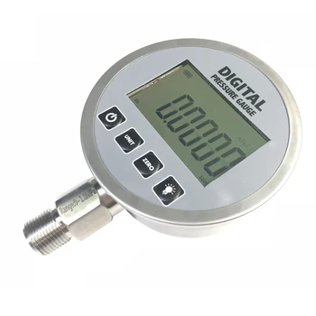 Hydraulic Vacuum Digital Pressure Gauge G 1/4 Male Connector Oil Gas ...