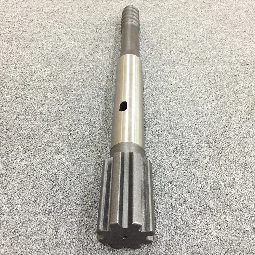 Multi Function Furukawa Rock Drill Spare Parts 590mm HD712 T45 Shank Adapter