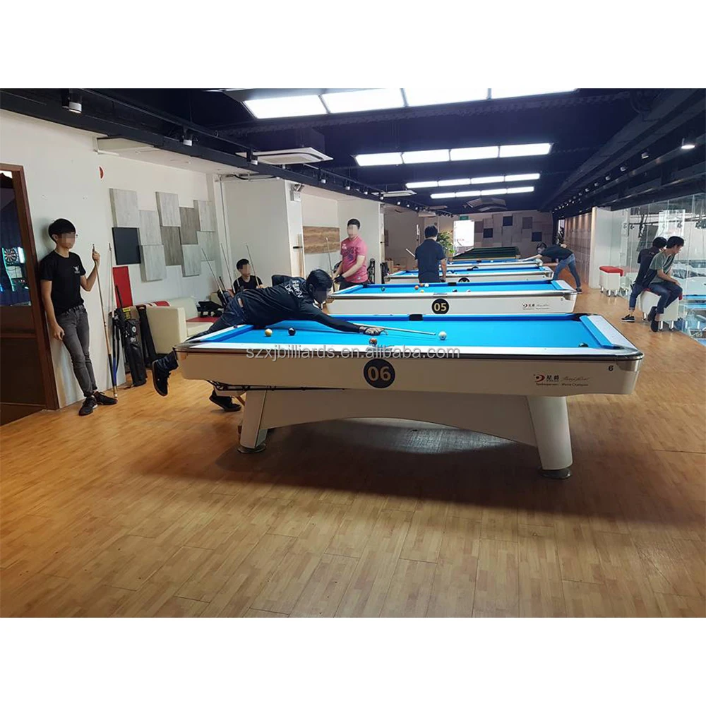 Бильярдный стол Сланец Бильярд с Светодиодная подсветка для бассейна свет
