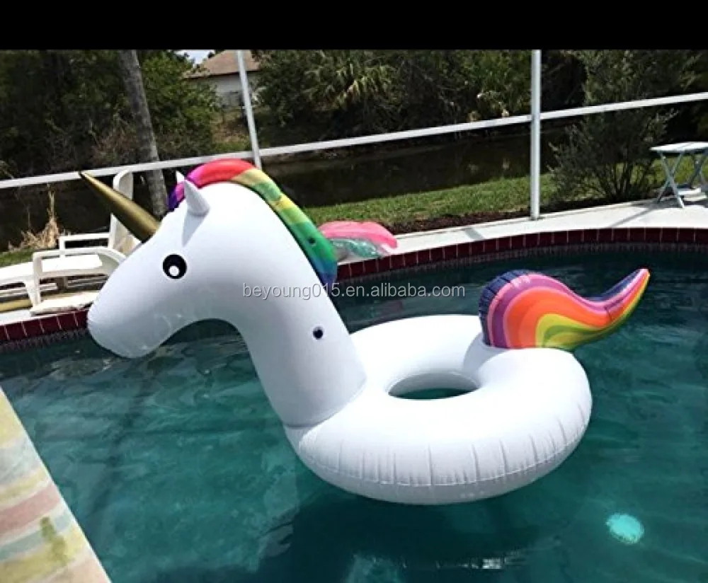 Inflatable Pool Swimming Giant Toys Unicorn Floats Raft Lilos Tubes Swim Rings 