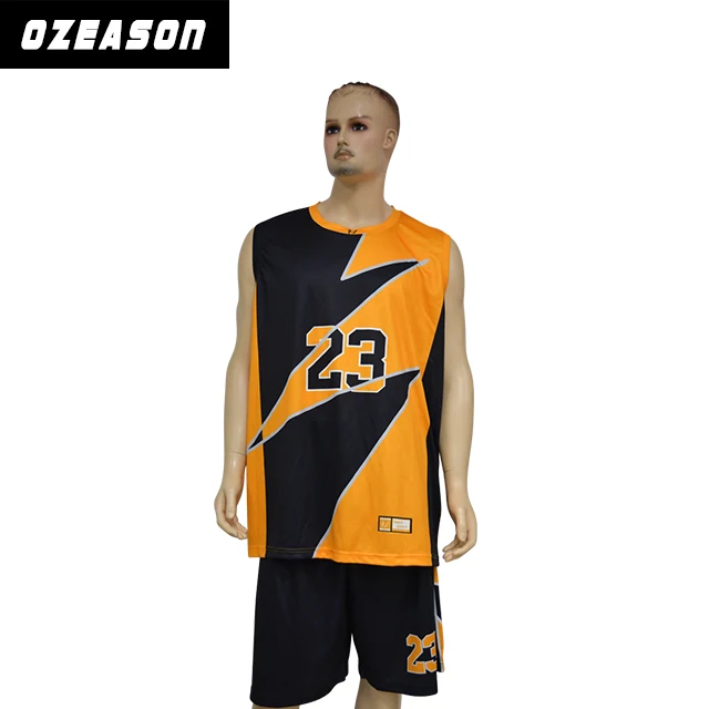 yellow black jersey basketball