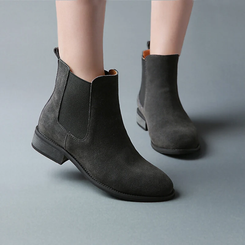 womens black flat chelsea boots