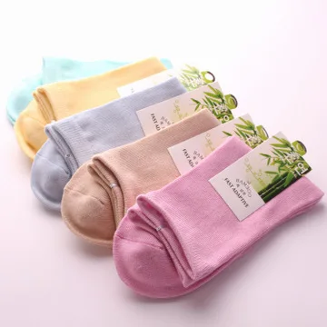 Хорошее качество, индивидуальный логотип, женские красочные бамбуковые носки