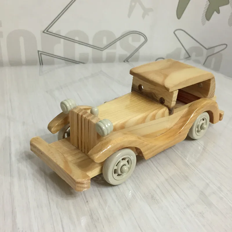 wooden small car