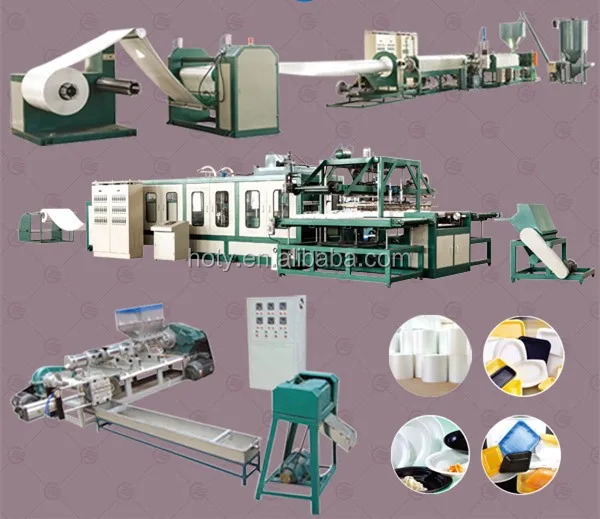 
Одноразовая миска из пенополистирола/пенопластовая тарелка/Производственная линия пенопластовых тарелок 