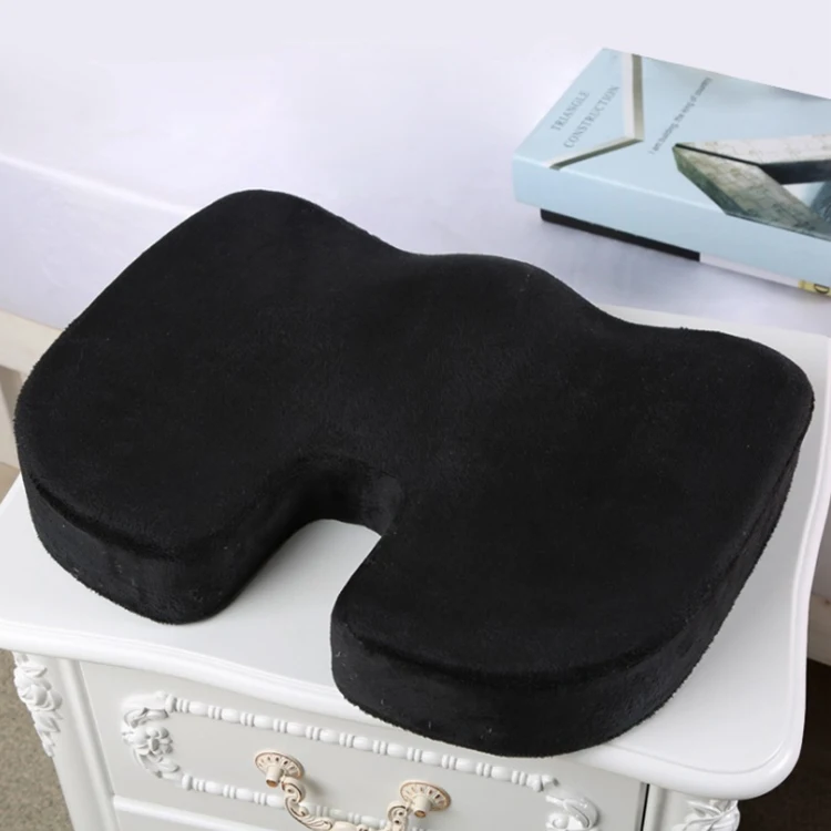 
U-образный офисный стул из 100% полиэстера, подушка на заказ для медитации, подушка для автомобильного сиденья из пены с эффектом памяти 