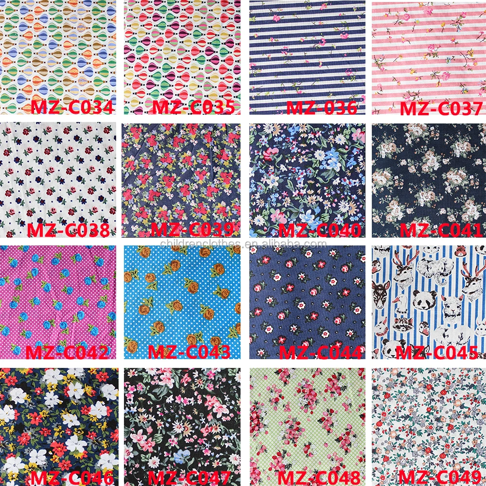 
Дешевая оптовая заводская цена, прекрасная хлопковая ткань для детской одежды, бутиковая ткань с принтом 