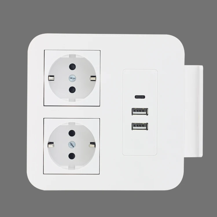 
 Быстрое зарядное устройство с 2 портами USB type-C, 2 портами на китайском/британском/европейском языках, дорожный удлинитель с usb-разъемом  2 USB type C быстрое зарядное устройство 2 китайский/Великобритания/ЕС розетка для путешествий конверсионный уд