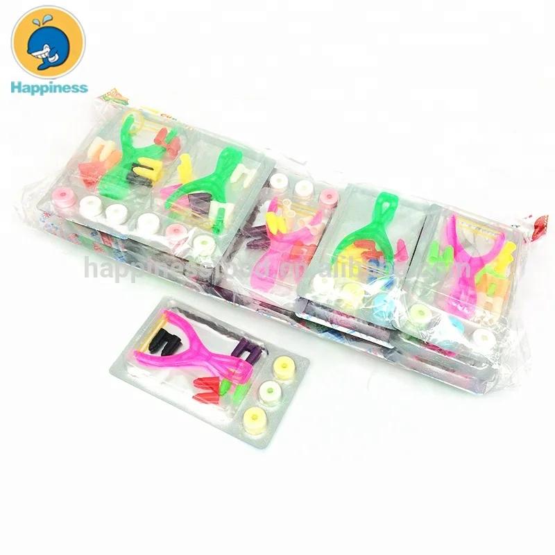 Китайская пластиковая Рогатка игрушка конфеты