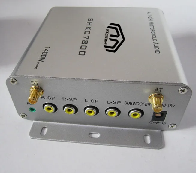 4.1ch 1400 ватт с подключенным накопителем USB AUX мотоцикл аудио система для UTV ATV гольф-карт морской аудио