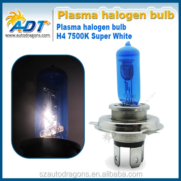 2x Lunex H4 Plasma Xenon Halogen Headlight Bulbs - 12V 60/55W