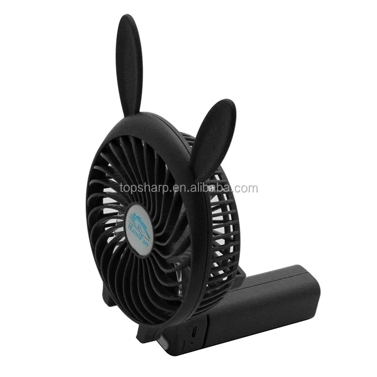 Portable Rechargeable Foldable Handheld Personal Electric Usb Battery Cooling MINISO Rabbit Usb Mini Fan