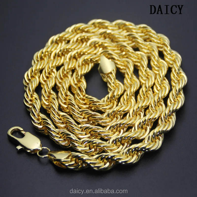 Heavy Rope Chain,Hip Hop Rope Necklace 