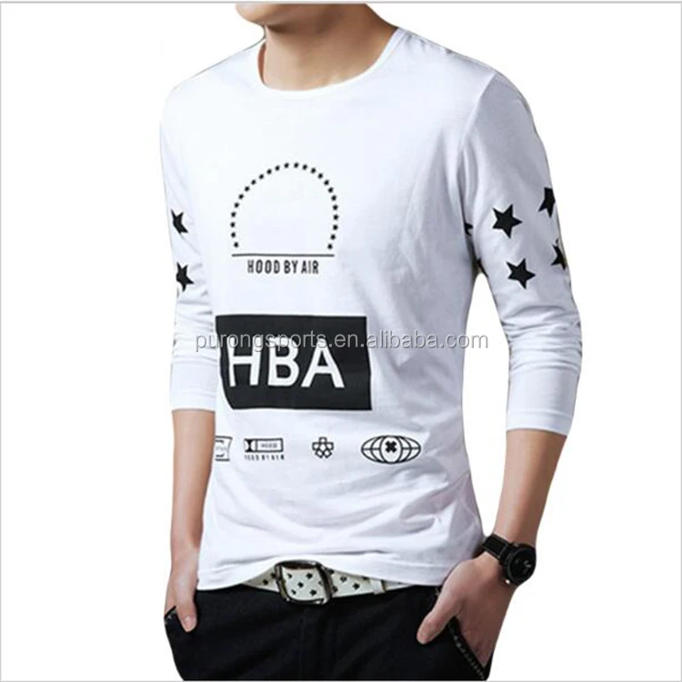 16秋のフードバイエアヒップホップhbatシャツメンズ長袖tシャツメンズトップスtシャツスリムフィット高品質綿100 Tシャツメンズ Buy Oem 男性女性ベスト 白反射ベスト ベストとコルセット Product On Alibaba Com