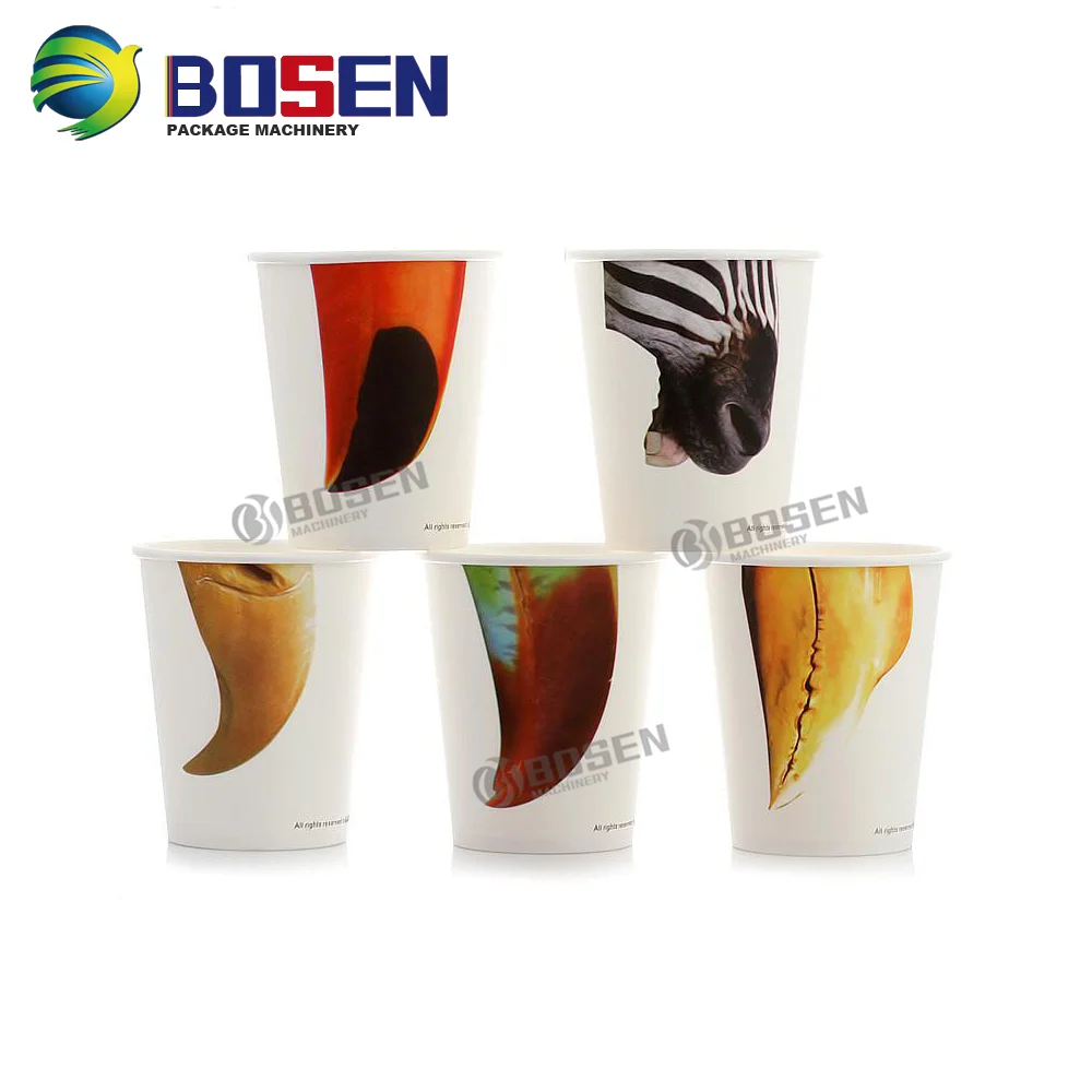Five Colors Multifunction Sticker Label Flexo Printing Machine for Paper Tea Cup Flexographic Printer